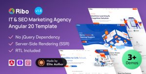 Ribo – Angular 20 IT & SEO Marketing Agency Template