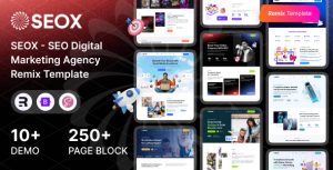 SEOX – Remix.Js SEO & Digital Marketing Agency Template