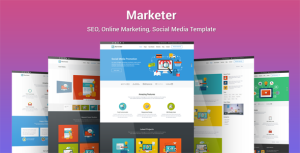 Marketer – SEO, Online Marketing, Social Media Template