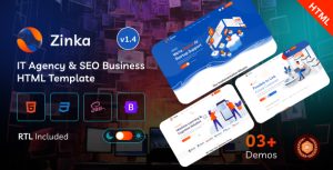 Zinka – IT Agency & SEO Business Bootstrap 5 Template