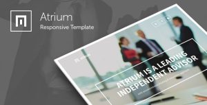 Atrium – Finance Consulting Advisor Template
