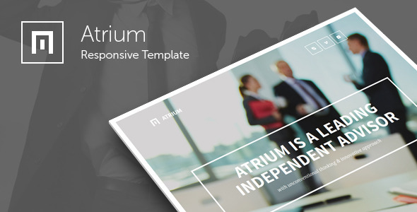 Atrium – Finance Consulting Advisor Template Atrium – Finance Consulting Advisor Template