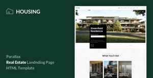 Housing – Real Estate Landing Page Template