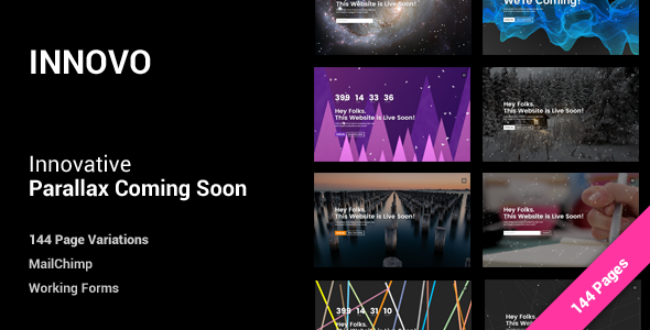 Innovative Coming Soon Template Innovative Coming Soon Template