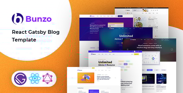 Bunzo – React Blog Gatsby Template Bunzo – React Blog Gatsby Template