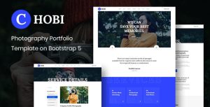 Chobi – Photography Portfolio Template HTML Version on Bootstrap 5