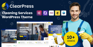ClearPress – Cleaning Services WordPress Theme