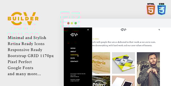 Cvbuilder – Creative Portfolio HTML5 Template Cvbuilder – Creative Portfolio HTML5 Template