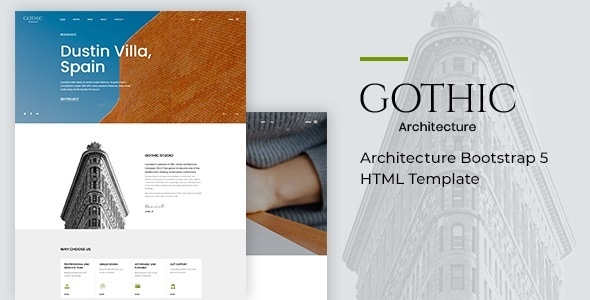 Gothic – Architecture Bootstrap 5 HTML Template Gothic – Architecture Bootstrap 5 HTML Template