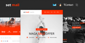 Set Mail – Responsive E-mail Template + Online Access
