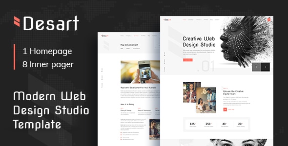 Desart – Creative Web Design Studio HTML Template Desart – Creative Web Design Studio HTML Template
