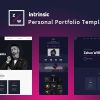 Intrinsic – Creative Personal Portfolio HTML5 Template