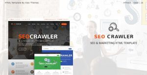 SEO Crawler – Digital Marketing Agency HTML Template