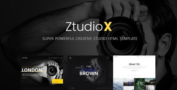 Ztudio X – Creative Studio Photography HTML Template Ztudio X – Creative Studio Photography HTML Template