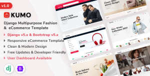 Kumo – Django Multipurpose Fashion & eCommerce Template