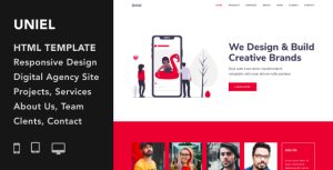 Uniel – Digital Agency HTML5 Responsive Template