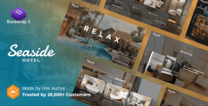 Hotel Booking Website Template – Seaside
