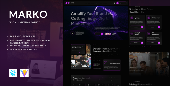 Marko – Digital Marketing Agency React Vite Template Marko – Digital Marketing Agency React Vite Template