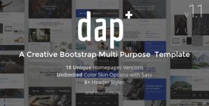 Dap – Creative MultiPurpose HTML Template