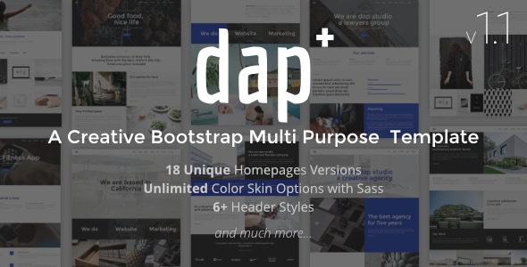 Dap – Creative MultiPurpose HTML Template Dap – Creative MultiPurpose HTML Template