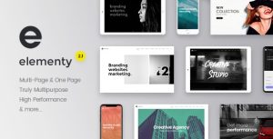 Elementy – Multipurpose One & Multi Page Template