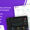 Qerza – React (Vite) Job Portal Admin Dashboard Template