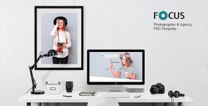 Focus — Photographer portfolio PSD Template