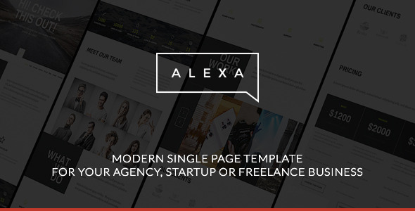 Alexa – Creative Single Page Template Alexa – Creative Single Page Template