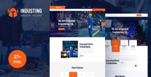 Industing – Industry & Factory Business HTML5 Template