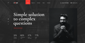 Zeus – Lawyers and Law Firm HTML Template