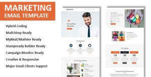 Marketing – Multipurpose Responsive Email Template with Online StampReady & Mailchimp Builders