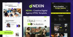 Nexin – Digital Agency HTML Template