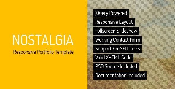 Nostalgia – Portfolio Template Nostalgia – Portfolio Template