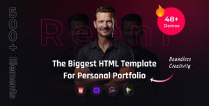 Personal Portfolio Resume Template | Reeni