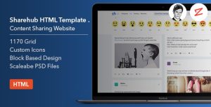 Sharehub Content Sharing HTML Template