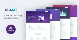 Slam – Startup and SaaS Template