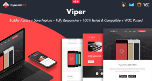 Viper – Responsive Email + Online Template Builder