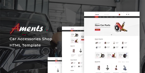 Aments – Car Accessories Shop HTML Template Aments – Car Accessories Shop HTML Template
