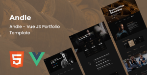 Andle – Vue Portfolio Template