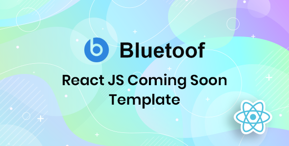 Bluetoof – React JS Coming Soon Template Bluetoof – React JS Coming Soon Template