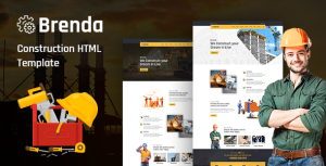 Brenda – Building Construction HTML Template with Responsive