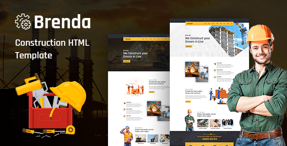 Brenda – Building Construction HTML Template with Responsive Brenda – Building Construction HTML Template with Responsive