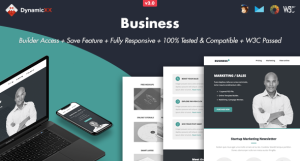 Business – Responsive Email + Online Builder