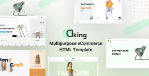 Dking – Multipurpose eCommerce HTML Template