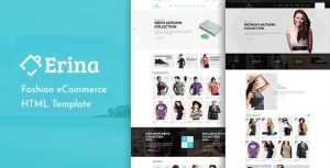 Erina – Fashion Modern Website Template HTML Version