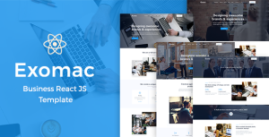 Exomac – Business React JS Template