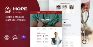 Hope – Health & Medical React JS Template