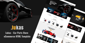 Lukas – Car Parts Store eCommerce HTML Template