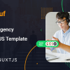 Virtuf – Vue JS Website Template Using Nuxt JS
