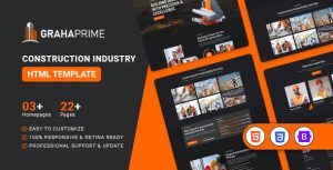Graha Prime – Construction Industry HTML Template